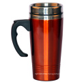 500ml Red Auto Mug and Stainless Steel Vacuum Flask (LFC10824)